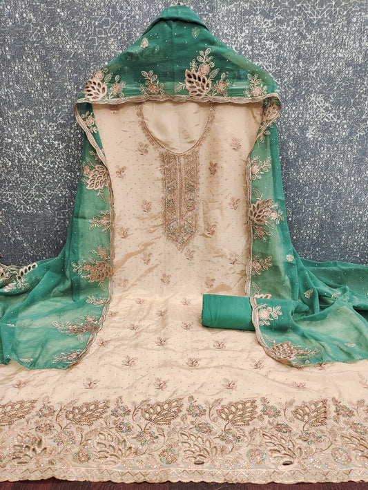 Silk Salwar Suit – Luxe Contrast Edition