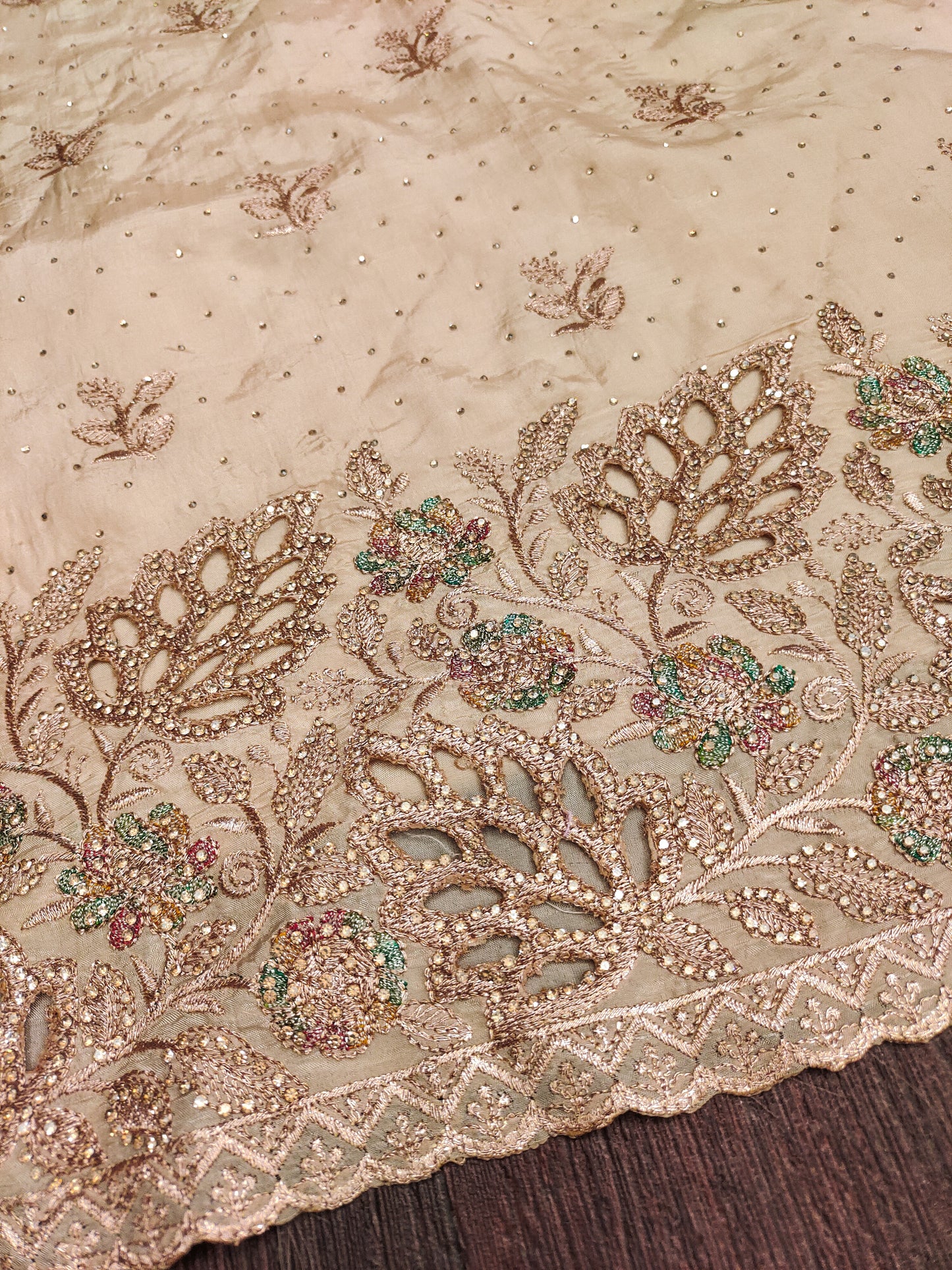 Silk Salwar Suit – Luxe Contrast Edition